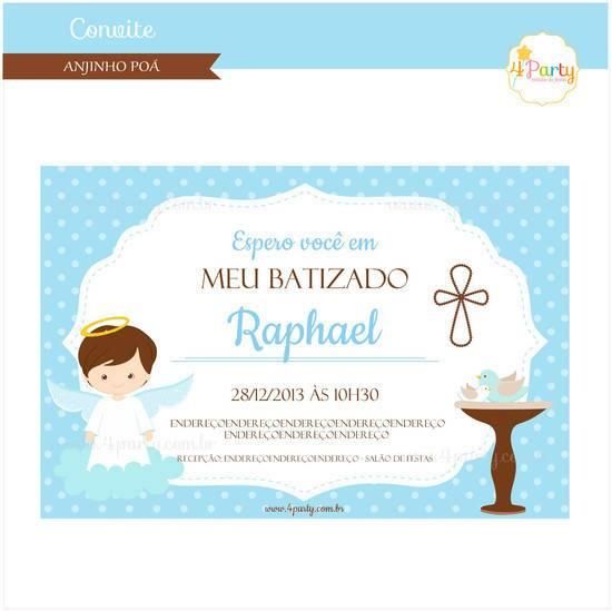 Convite De Batizado Para Imprimir â Modelos De Convite Convite De Batizado Para Imprimir â Modelos De Convite