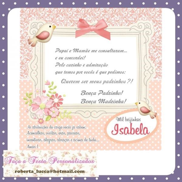 18 Estilos De Convite De Batizado Para Madrinha â Modelos De Convite 18 Estilos De Convite De Batizado Para Madrinha â Modelos De Convite