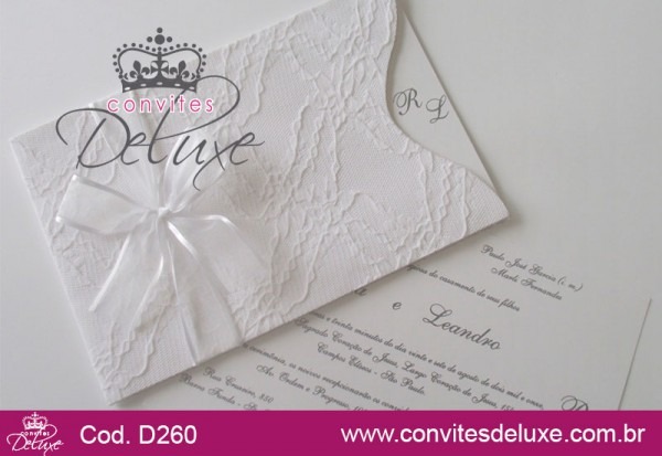 Convite De Casamento Rendado Convite De Casamento Rendado