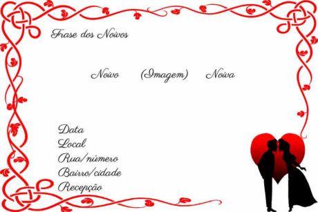 Convites De Casamento Modelos Para Editar, Com Alianças Convites De Casamento Modelos Para Editar, Com Alianças