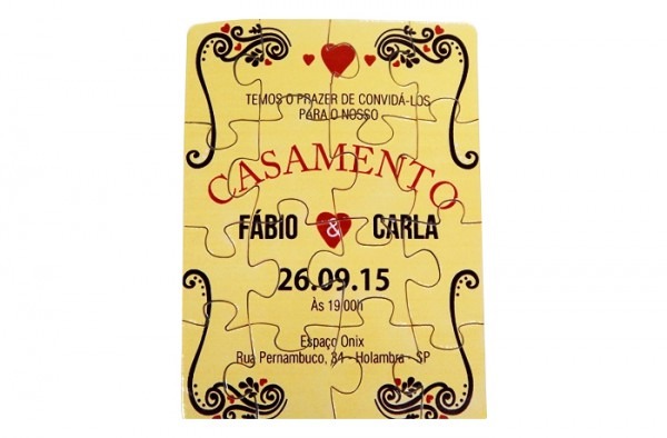 Convite De Casamento Quebra Convite De Casamento Quebra