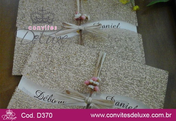 Convite De Casamento Rústico Chic Convite De Casamento Rústico Chic