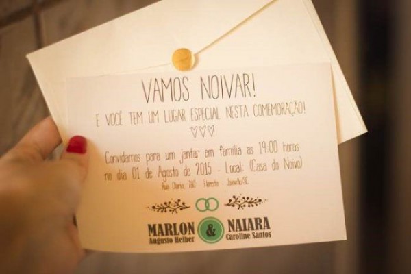 Convite De Noivado Confira Dicas E Modelos Inspiradores Convite De Noivado Confira Dicas E Modelos Inspiradores