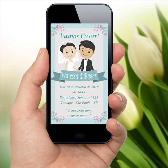 Convite Digital Whatsapp Casamento