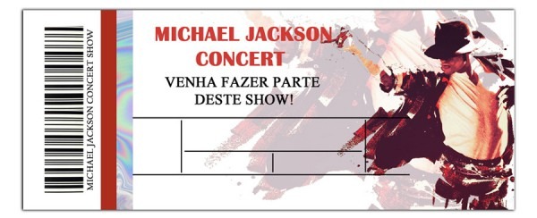 Convite Digital Tema Michael Jackson No Elo7