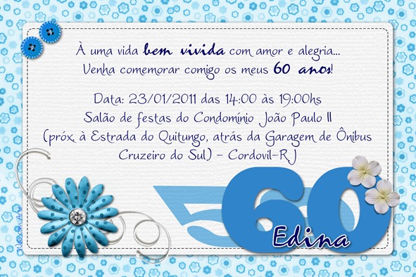Obtenha Aqui Frases Para Convite De Aniversario De 60 Anos Obtenha Aqui Frases Para Convite De Aniversario De 60 Anos