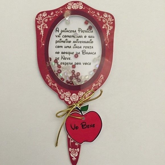Convite Espelho Mágico Branca De Neve â Modelos De Convite Convite Espelho Mágico Branca De Neve â Modelos De Convite
