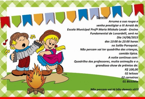 Festa Na Escola Municipal De Lunardelli â Blog Do Roque â SÃo JoÃo Festa Na Escola Municipal De Lunardelli â Blog Do Roque â SÃo JoÃo