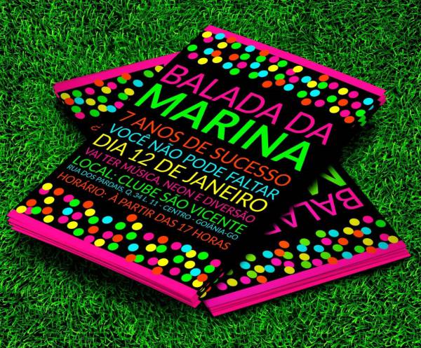 33 Convites Para Festa Neon Com Muitas Luzes E Cores! â Modelos De 33 Convites Para Festa Neon Com Muitas Luzes E Cores! â Modelos De