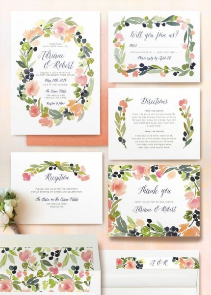 Convites Florais Convites Florais