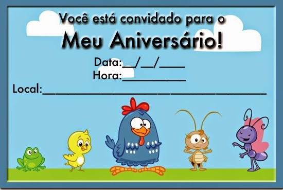 Convites Da Galinha Pintadinha Para Imprimir E Editar Convites Da Galinha Pintadinha Para Imprimir E Editar