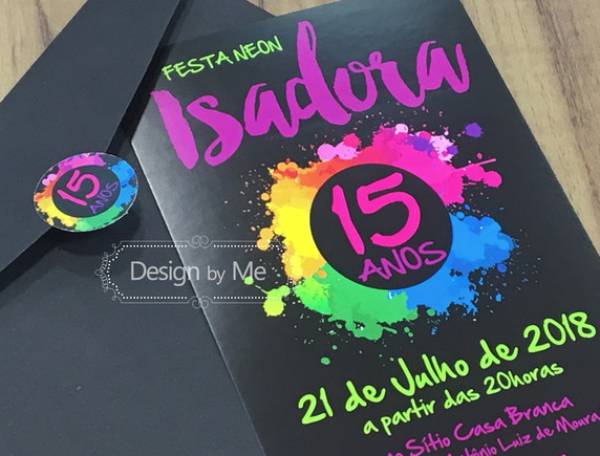 33 Convites Para Festa Neon Com Muitas Luzes E Cores! â Modelos De 33 Convites Para Festa Neon Com Muitas Luzes E Cores! â Modelos De