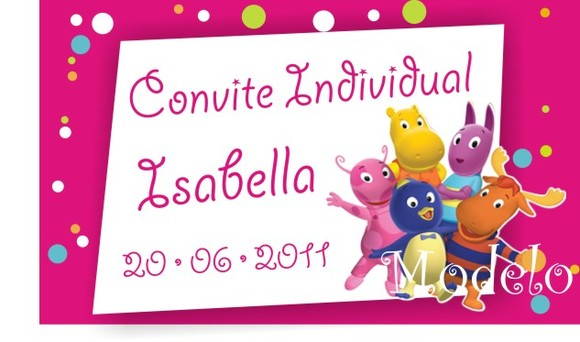 Convite Individual No Elo7 Convite Individual No Elo7