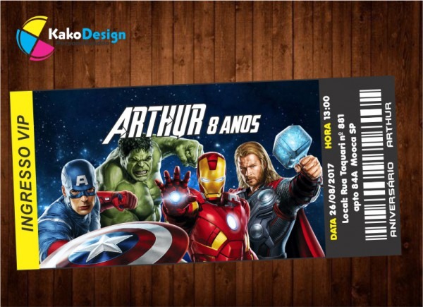 Convite Ingresso Aniversario Adulto Em Rs Convite Ingresso Aniversario Adulto Em Rs