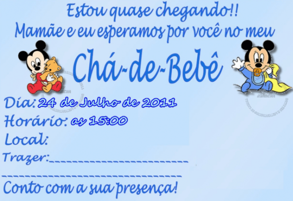 Convite Mickey 67 Ideias De Convite Para Se Inspirar E Imprimir! Convite Mickey 67 Ideias De Convite Para Se Inspirar E Imprimir!