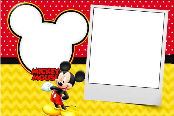 Convite Do Mickey Mouse Modelos Para Imprimir E Editar, Como Fazer Convite Do Mickey Mouse Modelos Para Imprimir E Editar, Como Fazer