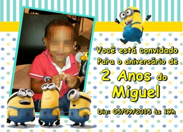 Convite Minions Com Foto Para Imprimir No Elo7 Convite Minions Com Foto Para Imprimir No Elo7