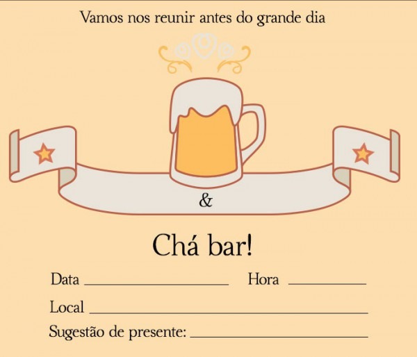Convite Chá Bar â 10 Modelos Editáveis E Para Se Inspirar Convite Chá Bar â 10 Modelos Editáveis E Para Se Inspirar