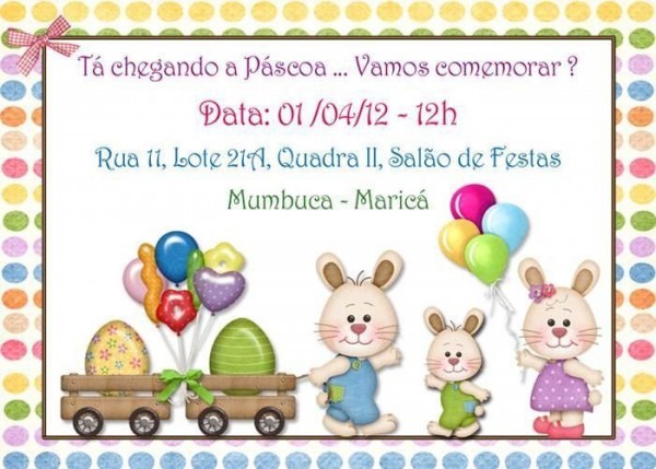 15 Convites Fofos Com Tema Páscoa â Modelos De Convite 15 Convites Fofos Com Tema Páscoa â Modelos De Convite