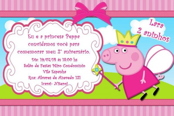 40 Convites Da Peppa Pig E George â Modelos De Convite 40 Convites Da Peppa Pig E George â Modelos De Convite