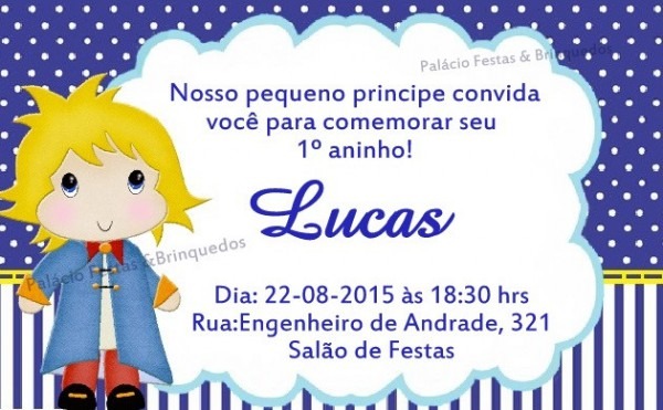 Convite Pequeno Principe No Elo7 Convite Pequeno Principe No Elo7
