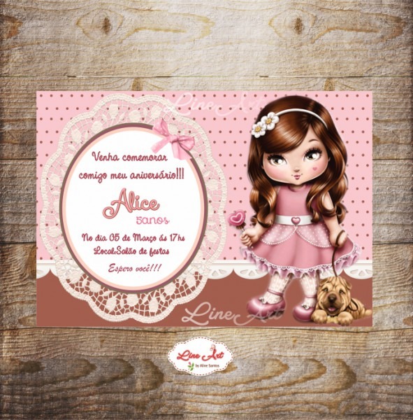 Convite Personalizado Jolie No Elo7 Convite Personalizado Jolie No Elo7
