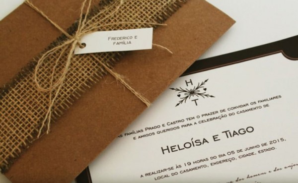 Como Fazer Um Convite De Casamento Rústico, Superfácil E Charmoso Como Fazer Um Convite De Casamento Rústico, Superfácil E Charmoso