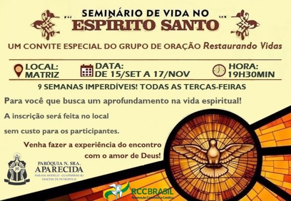 Convite Seminario « Diocese De Petrópolis Convite Seminario « Diocese De Petrópolis