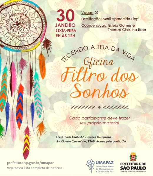 Tecendo A Teia Da Vida Oficina Filtro Dos Sonhos Tecendo A Teia Da Vida Oficina Filtro Dos Sonhos