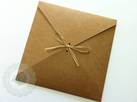 Convite Tulipa Papel Kraft E Reciclado Convite Tulipa Papel Kraft E Reciclado