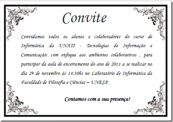 Aula De Encerramento Aula De Encerramento