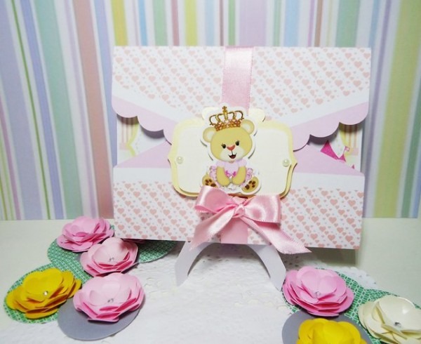 Convite Ursinha Princesa Convite Ursinha Princesa