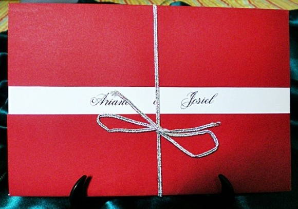 Convite Vermelho E Branco Com Prata No Elo7 Convite Vermelho E Branco Com Prata No Elo7