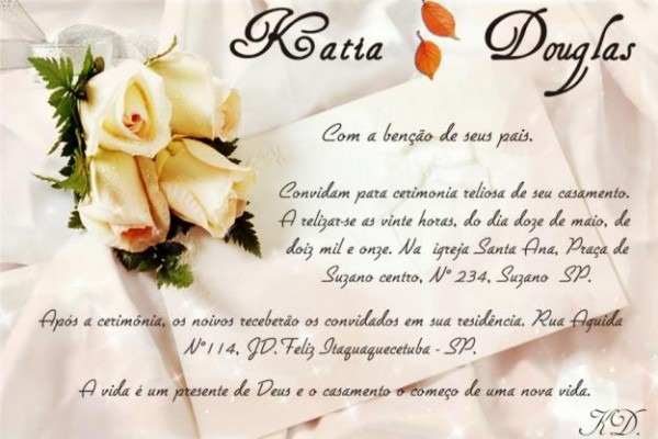 Convite Casamento Salvador Convite Casamento Salvador