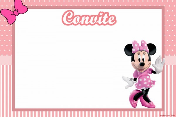 Convites Da Minnie Para Imprimir Convites Da Minnie Para Imprimir