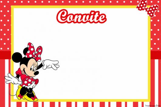 Convites Da Minnie 70 Inspirações FofÃssimas & Modelos Para Convites Da Minnie 70 Inspirações FofÃssimas & Modelos Para