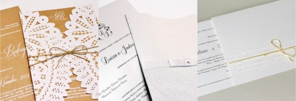 Convites De Casamento Com Renda Convites De Casamento Com Renda