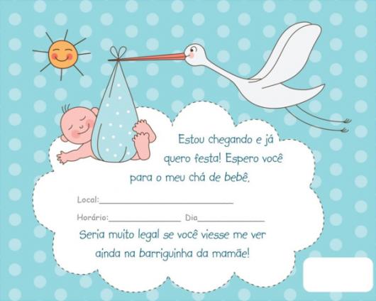Convites De Chá De Bebê â 60 Ideias, Frases & Modelos Para Imprimir! Convites De Chá De Bebê â 60 Ideias, Frases & Modelos Para Imprimir!
