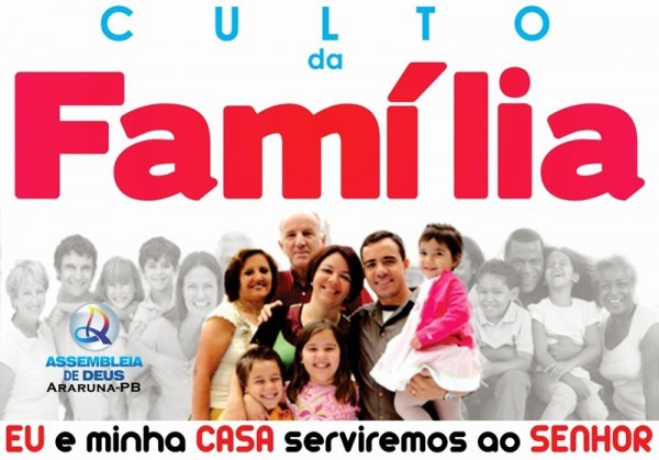 Convite Para O Culto Da FamÃlia Nesta Quarta Convite Para O Culto Da FamÃlia Nesta Quarta