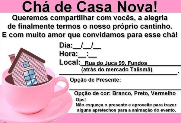 25 Convites Criativos Para Chá De Casa De Nova Continue Vendo 25 Convites Criativos Para Chá De Casa De Nova Continue Vendo