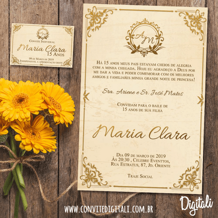 Convite 15 Anos Realeza Convite 15 Anos Realeza