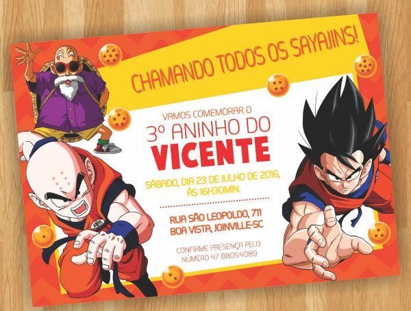 Dragon Ball  DecoraÃ§Ã£o De Festa De AniversÃ¡rio Infantil Em 2019