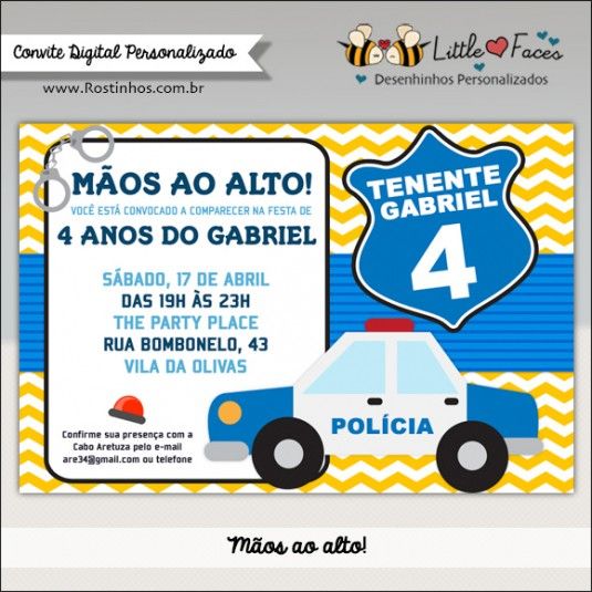 Mãos Ao Alto! Você Está Intimado A Comparecer à Uma Festa Super Mãos Ao Alto! Você Está Intimado A Comparecer à Uma Festa Super