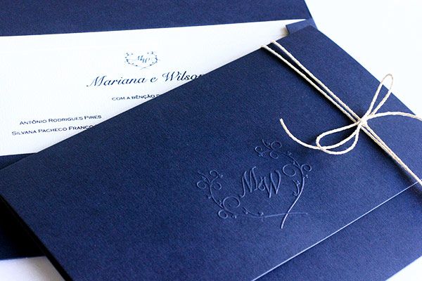 10 Convites De Casamento Com Azul Marinho 10 Convites De Casamento Com Azul Marinho