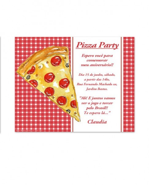 Convite Pizza