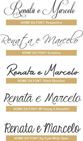 Fonte Para Convite De Casamento â 36 Estilos De Letras! â Modelos Fonte Para Convite De Casamento â 36 Estilos De Letras! â Modelos