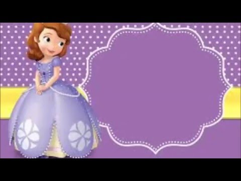 Convite De Aniversário Personalizado, Convite Princesa Sofia Convite De Aniversário Personalizado, Convite Princesa Sofia