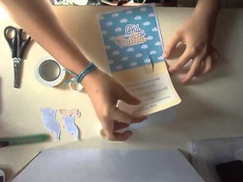 Montagem Convite Pop Up Montagem Convite Pop Up