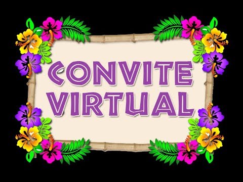 Convite Virtual Festa Havaiana Youtube Convite Virtual Festa Havaiana Youtube