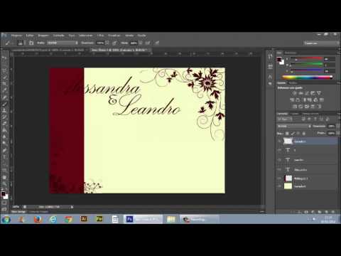 Como Fazer Um Convite De Casamento No Photoshop Cs6 Como Fazer Um Convite De Casamento No Photoshop Cs6